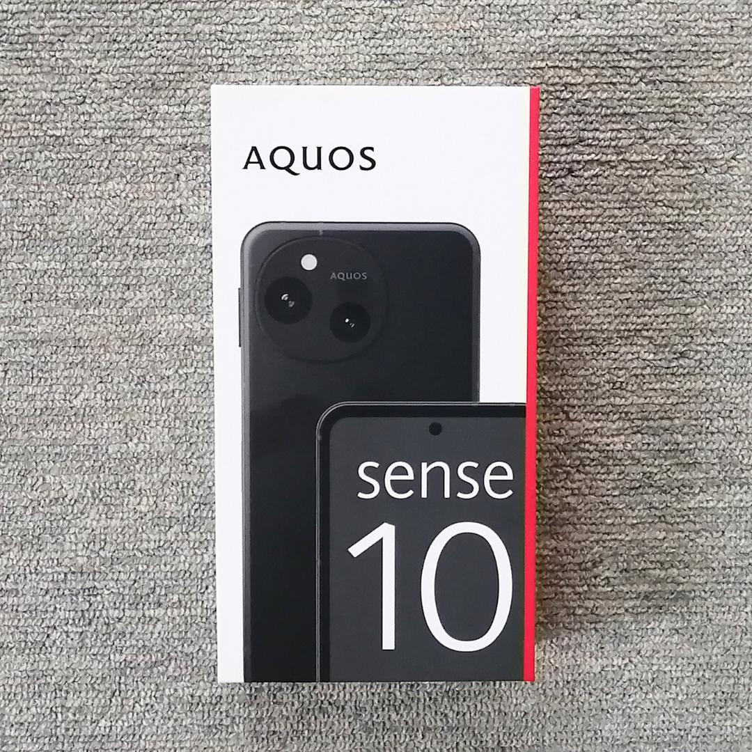 【新品未開封】AQUOS sense10 6GB 128GB（フルブラック）