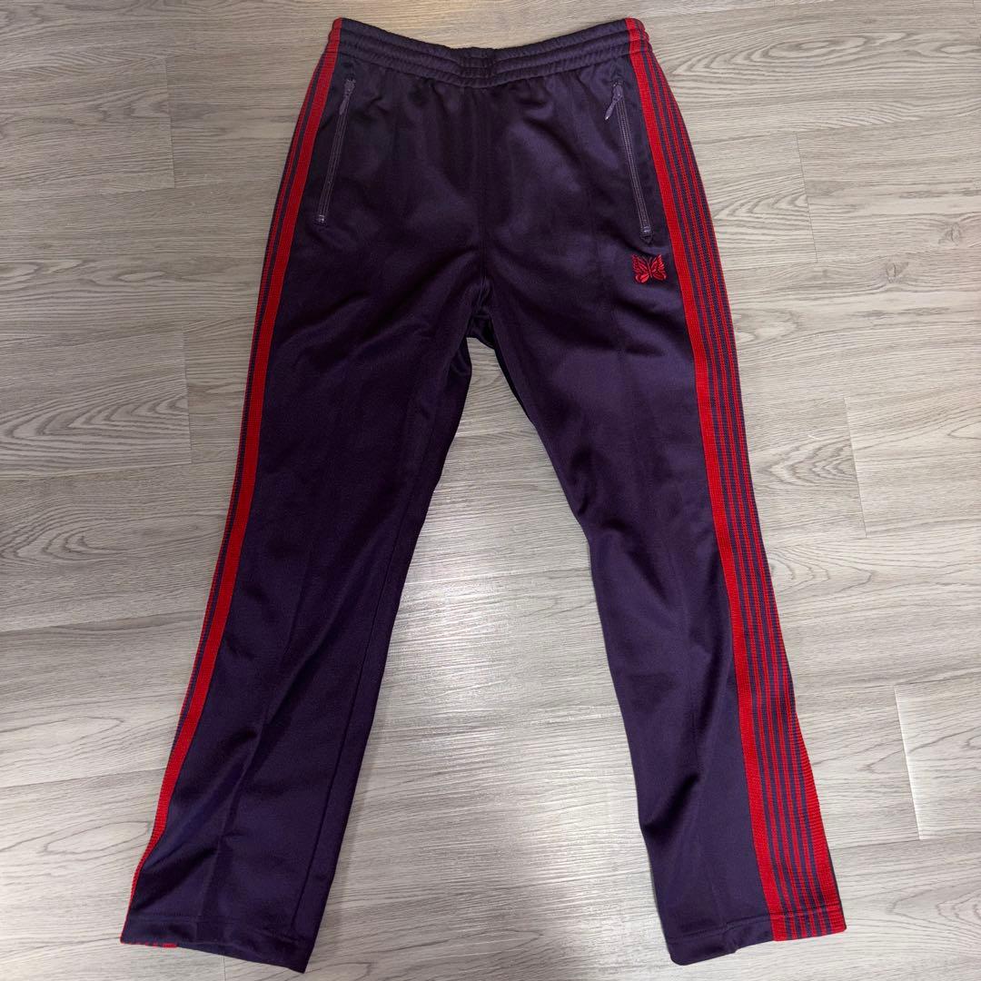 永野芽郁着用モデル】Needles ニードルス トラックパンツ 紫 赤 S
