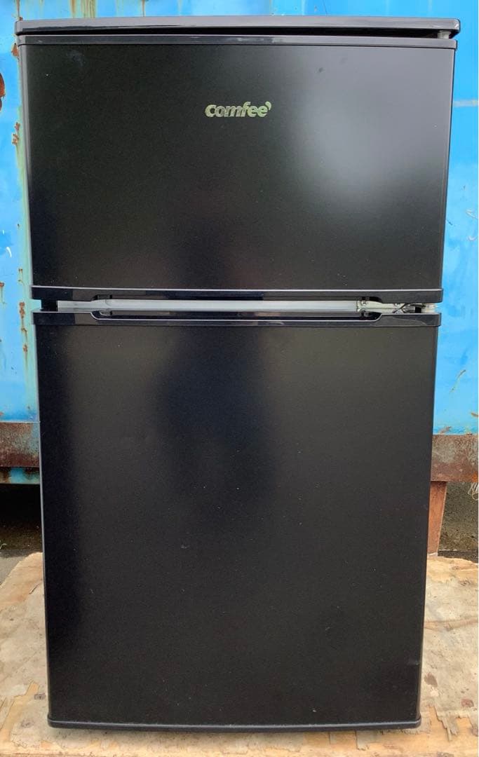 【高年式】comfee 2ドア冷蔵庫 RCT90BL(E) 90L 23年製 黒
