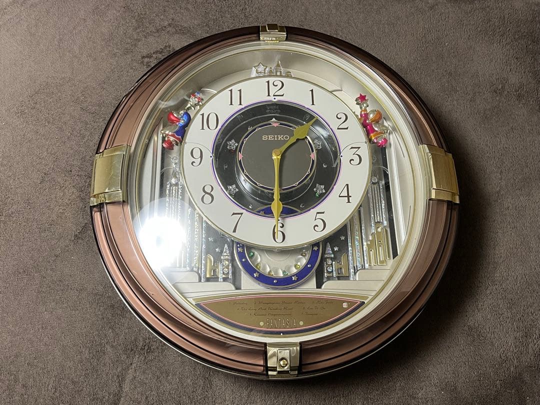 廃盤品】SEIKO FANTASIA RE549G からくり時計 掛け時計