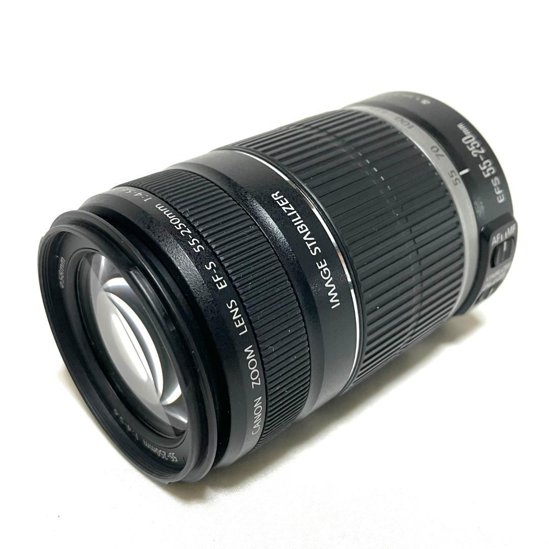 遠くをクッキリ撮れる❣️ EF-S 55-250mm 望遠ズームレンズ 軽量✨