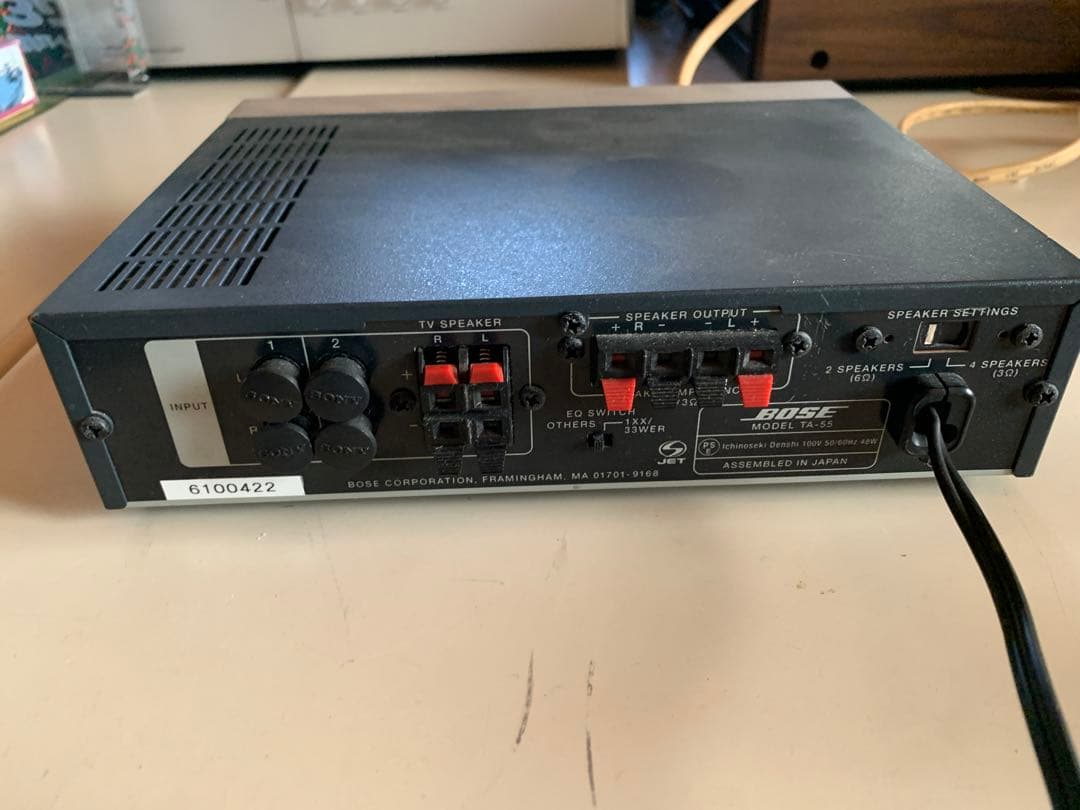 BOSE！ボーズ！ステレオパワーアンプ！TA-55