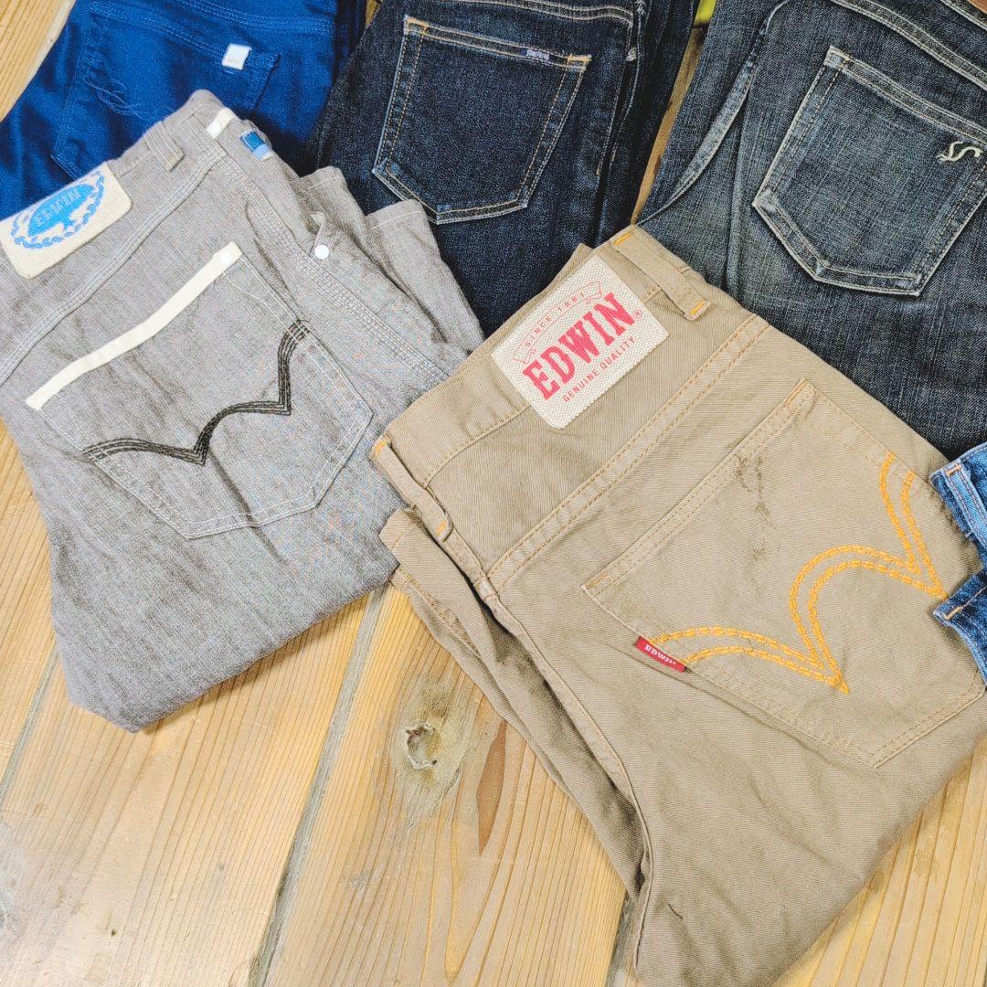 ブランドデニムパンツまとめ売り45本 リメイク リペア ハンドメイド