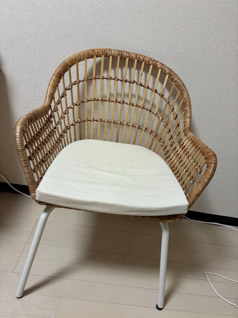 IKEA ニルソーヴェ ラタンチェア - メルカリ