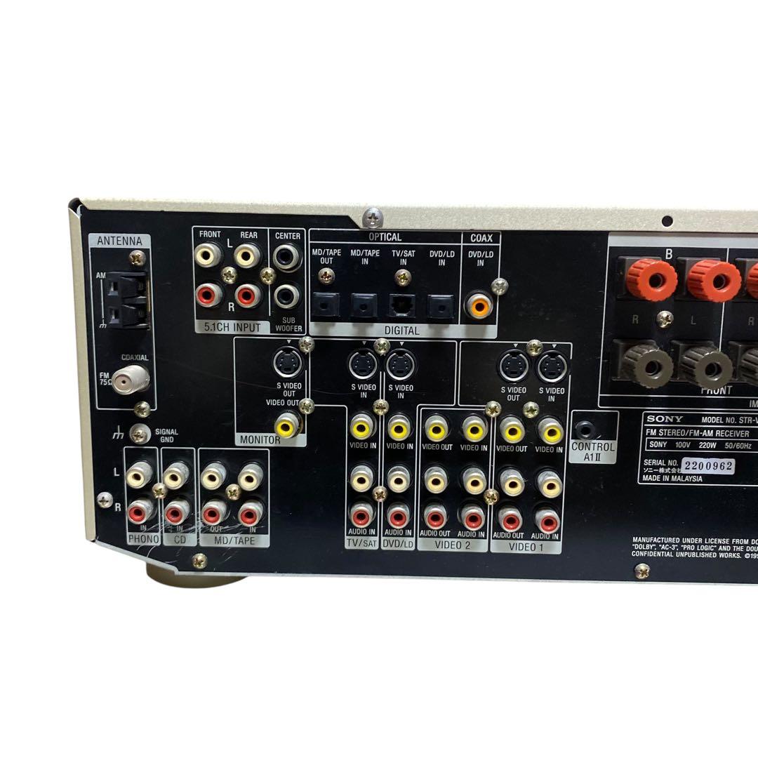【良品】SONY AVアンプ　STR-V737 リモコン付　チューナー
