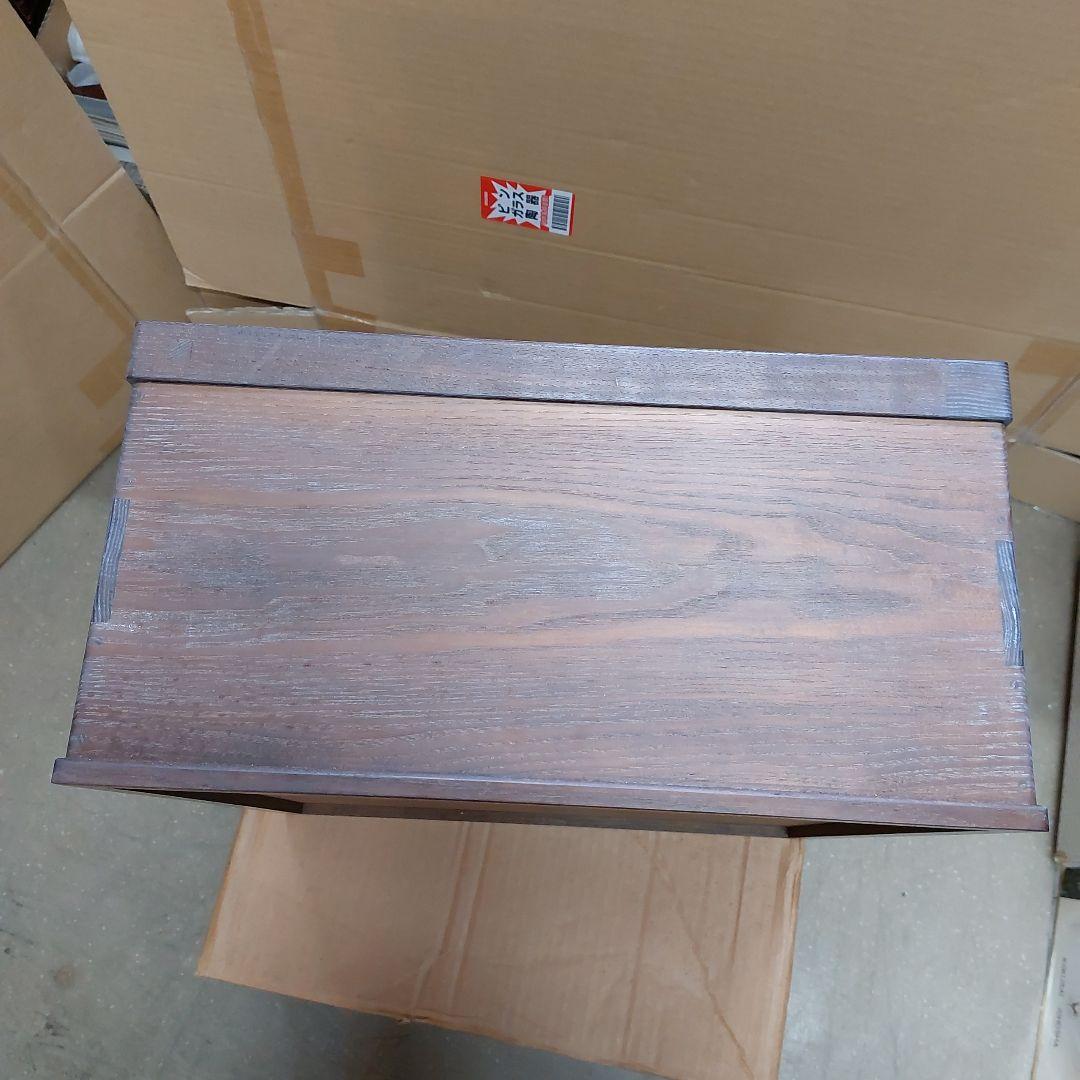 置き炉　野々島商店　茶道具 桑置き炉未使用 に近い 木の部分に2箇所 ヒビがあり