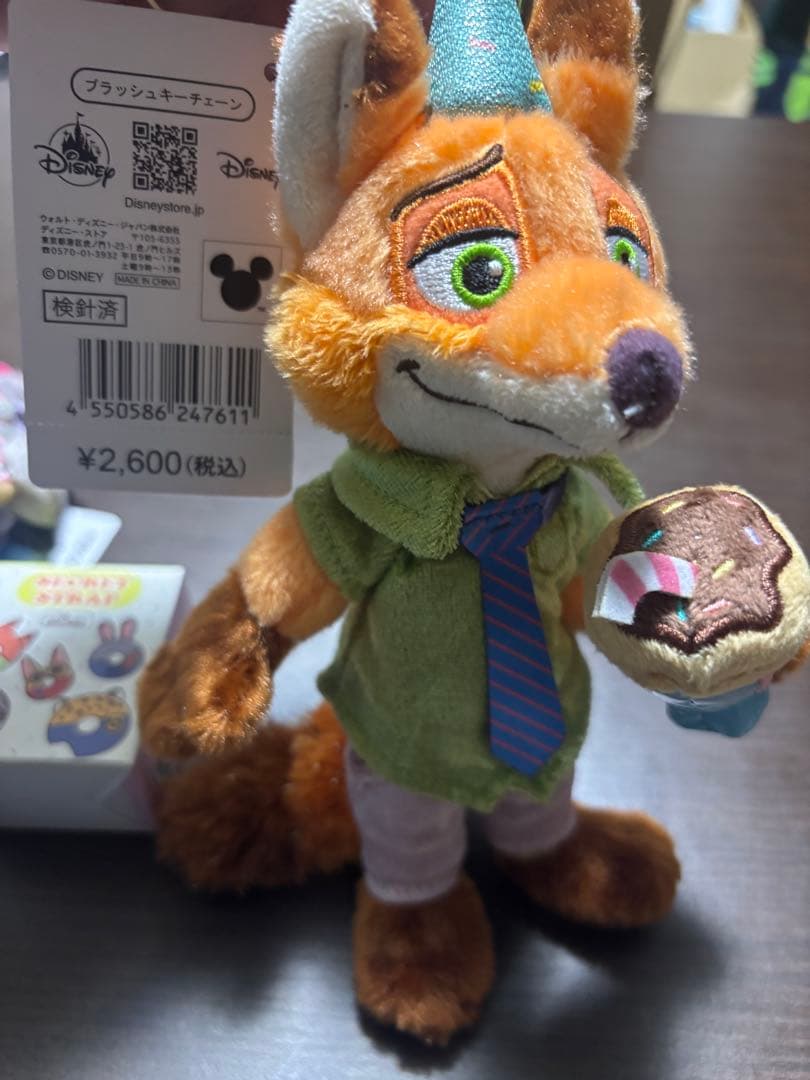 ズートピア 10周年記念 ニックとジュディ ぬいぐるみ・キーホルダー