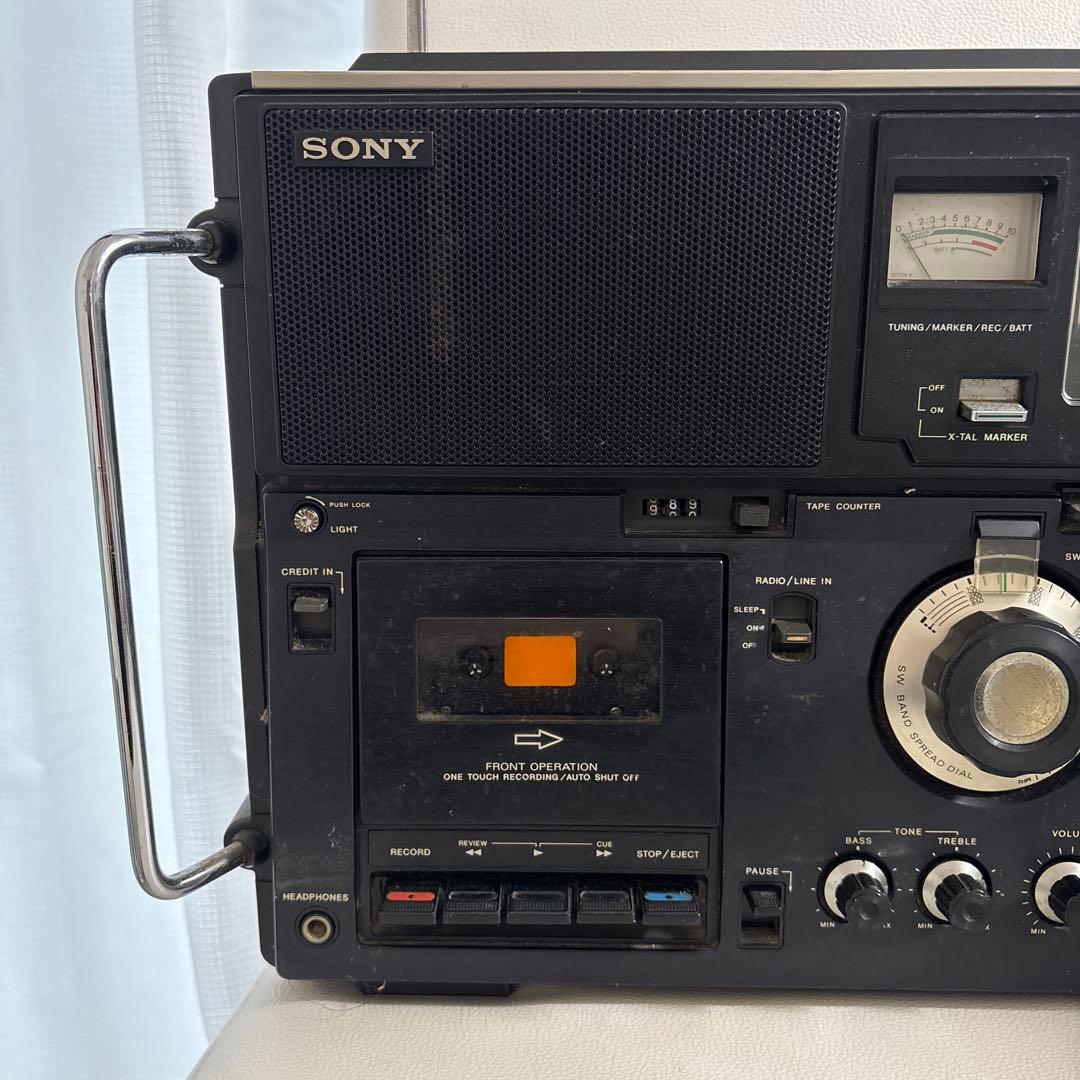 ソニー CF-5950 スカイセンサーモノラルラジオカセットコーダー