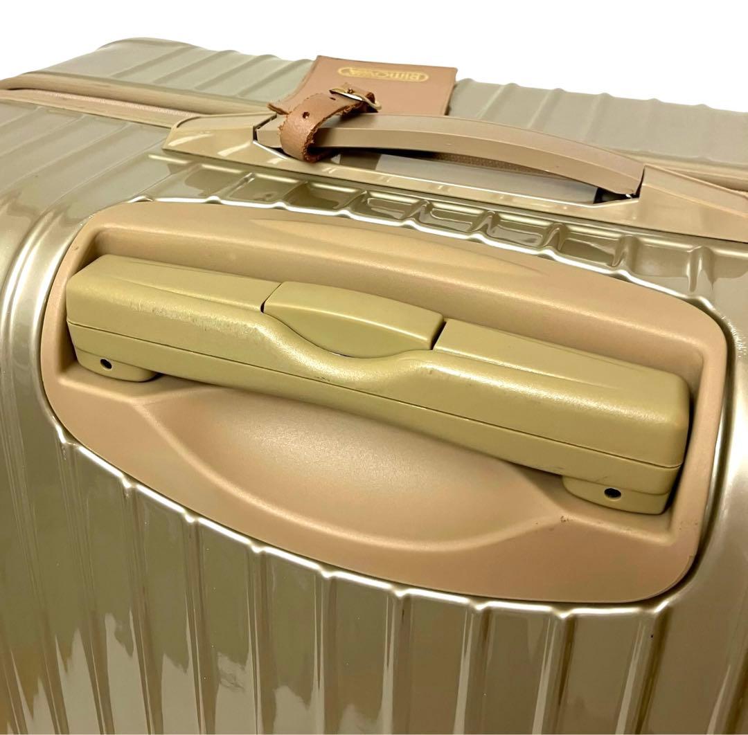 美品 RIMOWA リモワ ユナイテッドアローズ104L ハニーゴールド XL