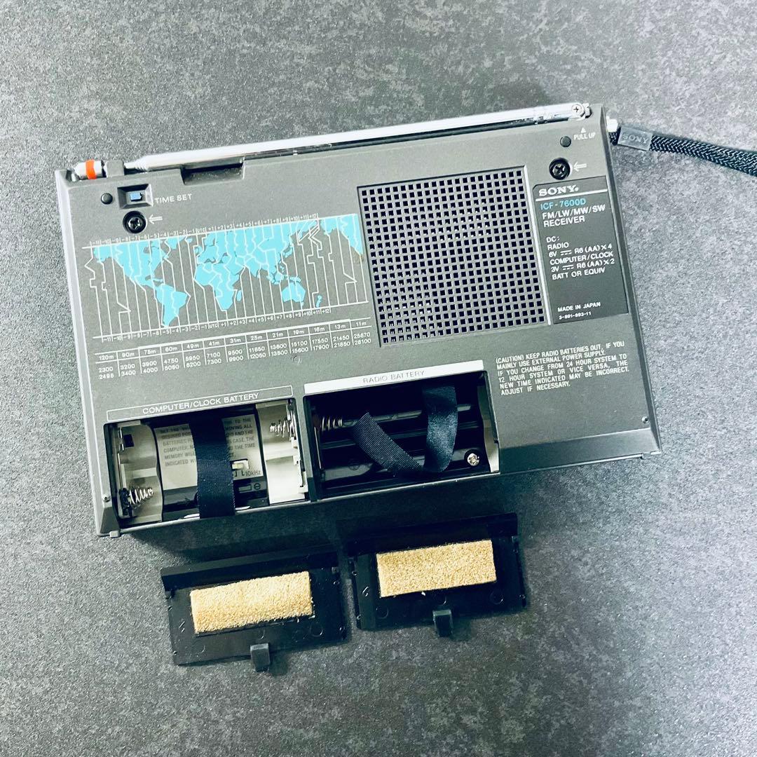 ⭐️ヴィンテージ⭐️【SONY】ICF-7600 D ラジオ 公式外箱あり