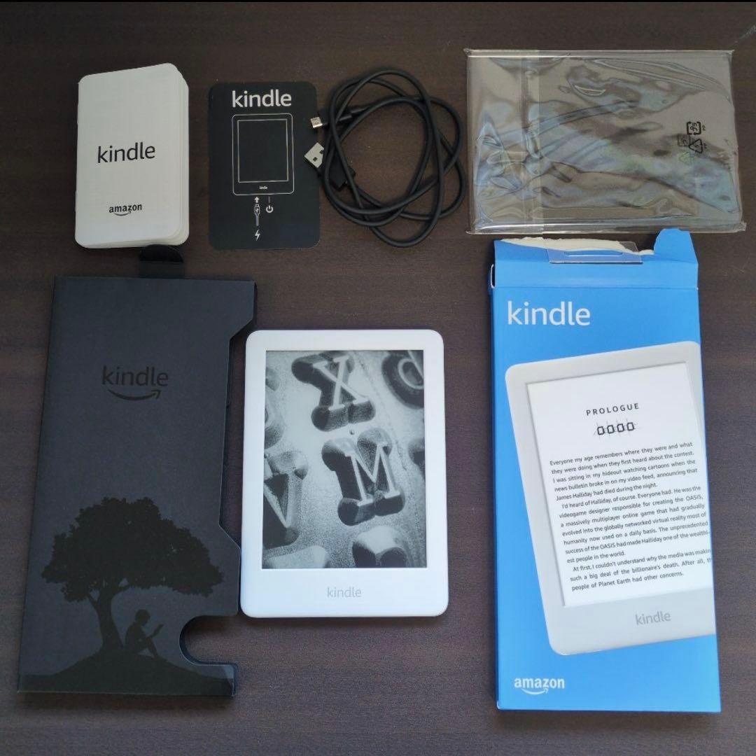 Kindle 第10世代 広告なし 8GB ホワイト 美品】 Kindle 第10世代 8GB ホワイト バッテリー良好 広告なし - メルカリ