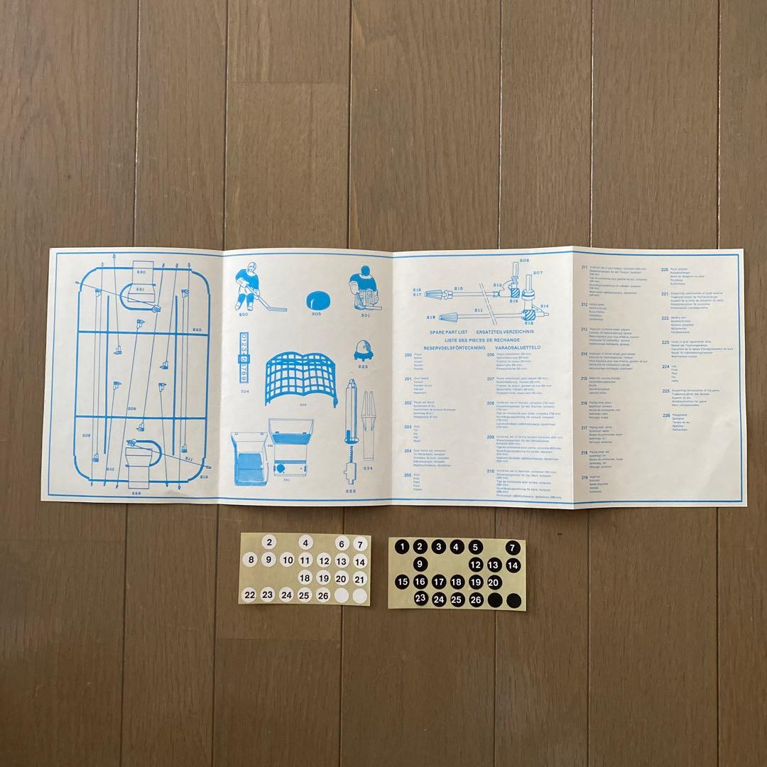 極レア】'80sフィンランド製リアルアイスホッケーゲーム スケール大 箱