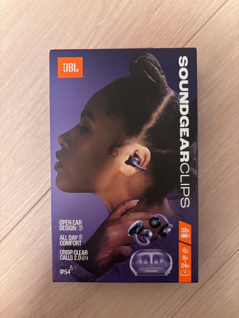 JBL SOUNDGEAR CLIPS ワイヤレスイヤホン JBL Soundgear Clips 完全ワイヤレスイヤホン イヤーカフ型 ブラック