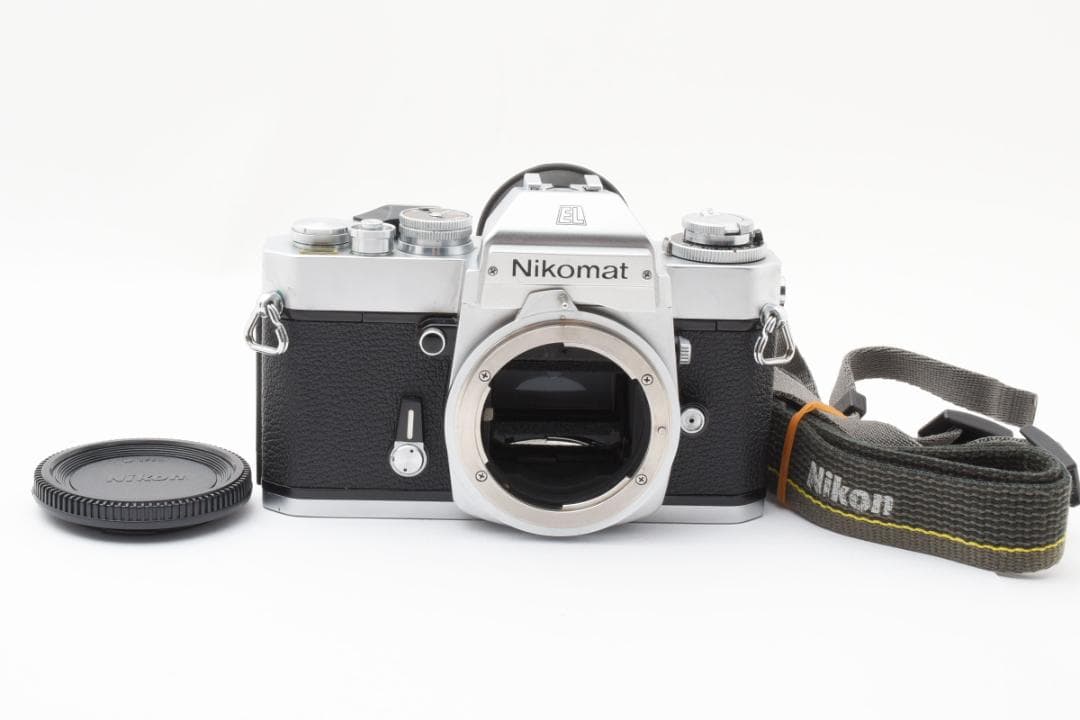 新品級 NIKON Nikomat EL シルバー モルト新品交換済 B774 NIKON Nikomat EL ¥9,800（中古 フィルムカメラ 35mm 一眼レフカメラ
