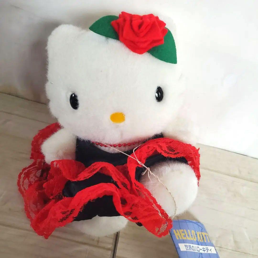 サンリオ 世界のハローキティ ぬいぐるみ ハローキティ タグ付き 希少