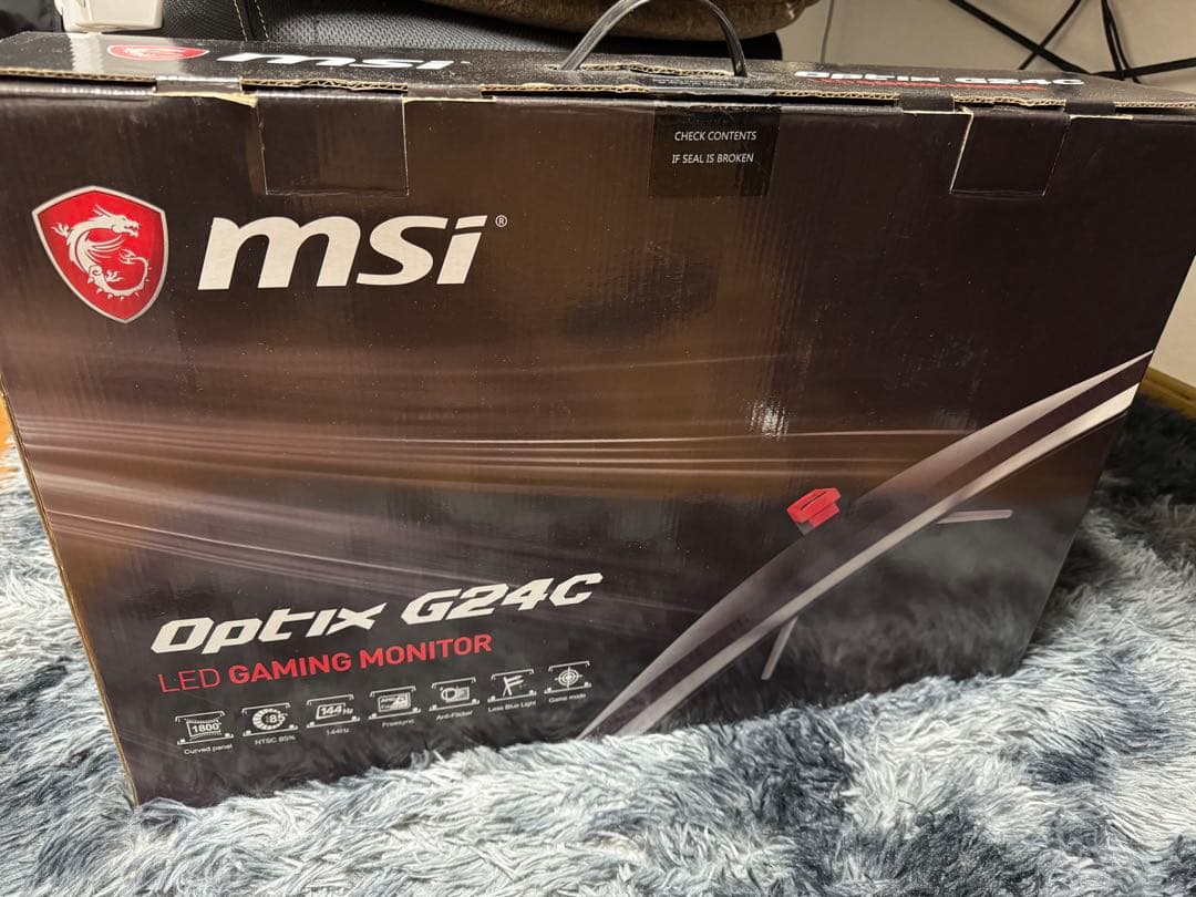 MSI Optix G24C MN322 144hzモニター