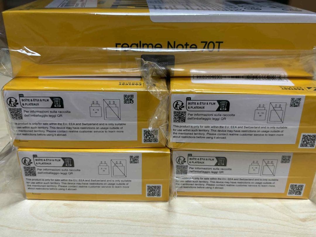 realme Note 70T 本体 RAM 4GB/128GB 7台セット