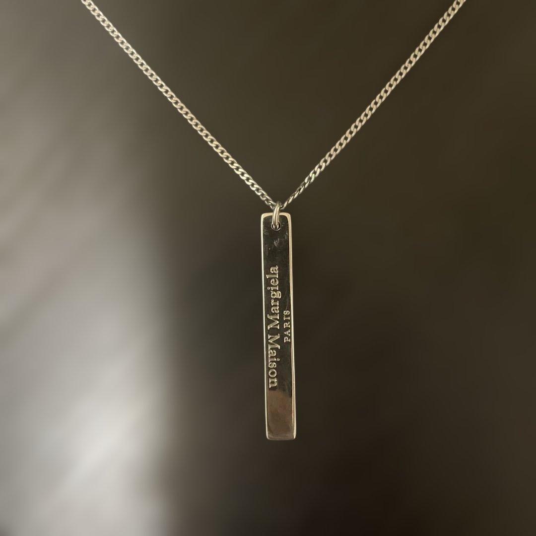 Mignon Margiela シルバー バー ネックレス Mignon Margiela シルバー バー ネックレス - メルカリ