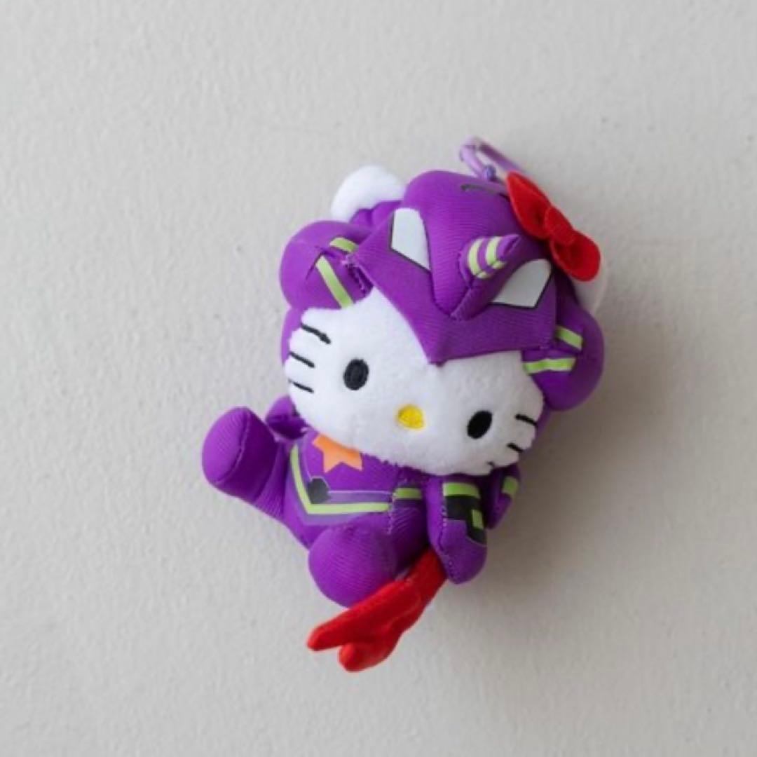 1セットのみ】エヴァ×ハローキティ トイキーホルダー 初号機 使徒