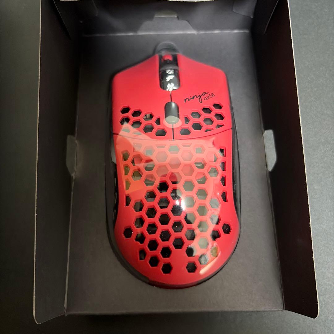 美品！ Finalmouse x Ninja Air58 - Red