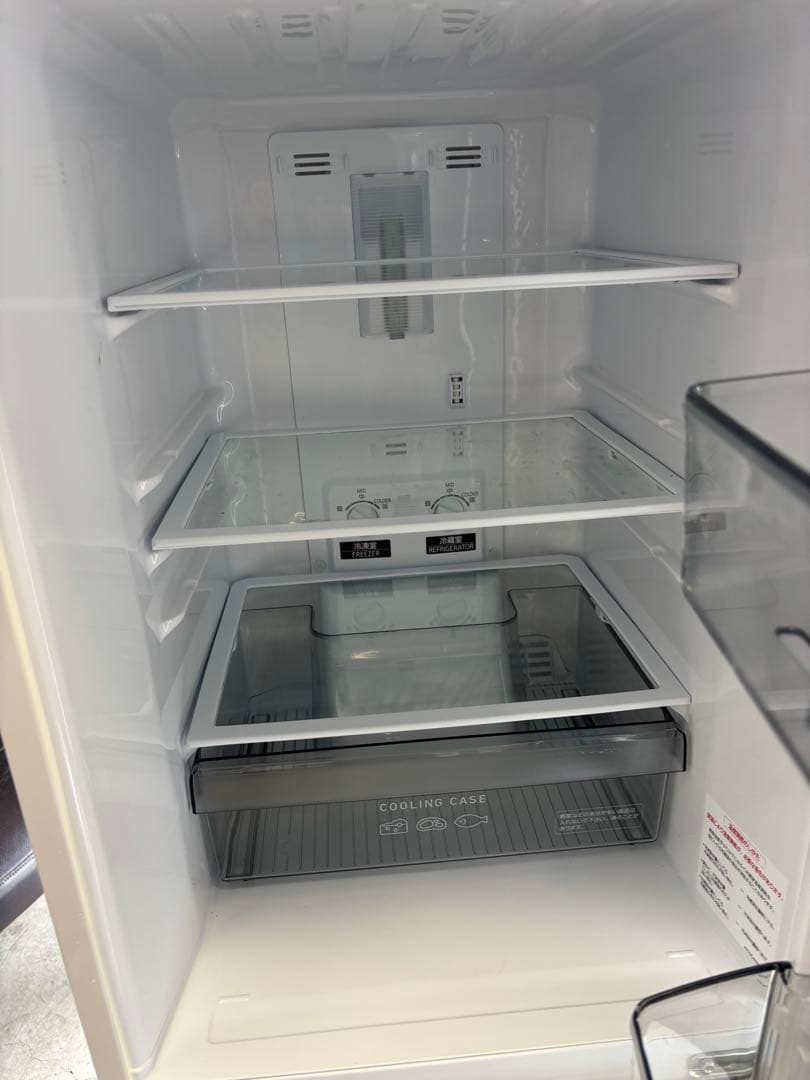 【美品】三菱 ノンフロン冷凍冷蔵庫 MR-P15H-W 2023年製