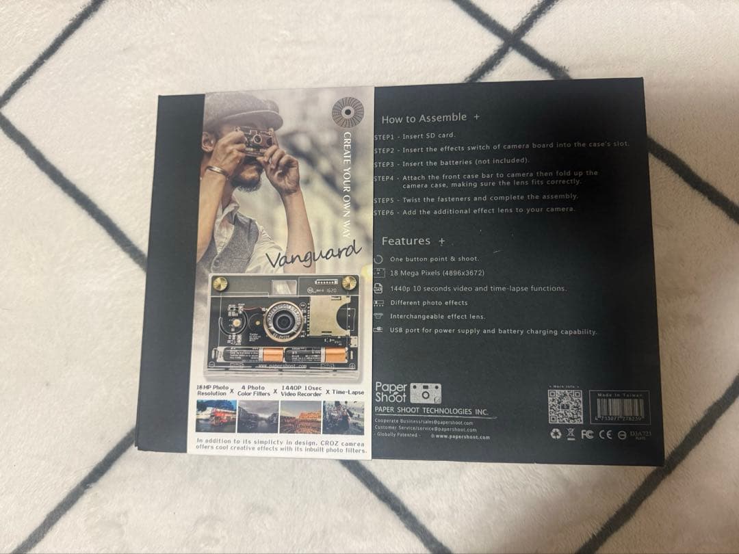 PaperShoot クリアボディ カメラ