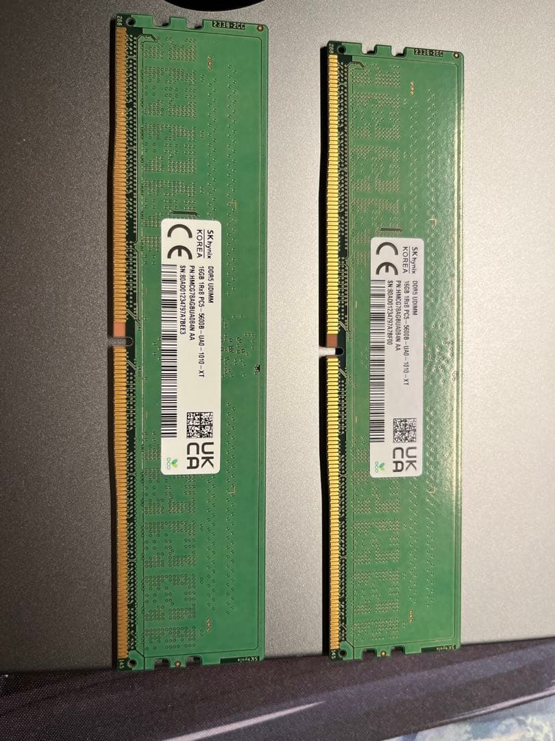 SK Hynix DDR5 16GB x2 メモリ 5600MHz - メルカリ