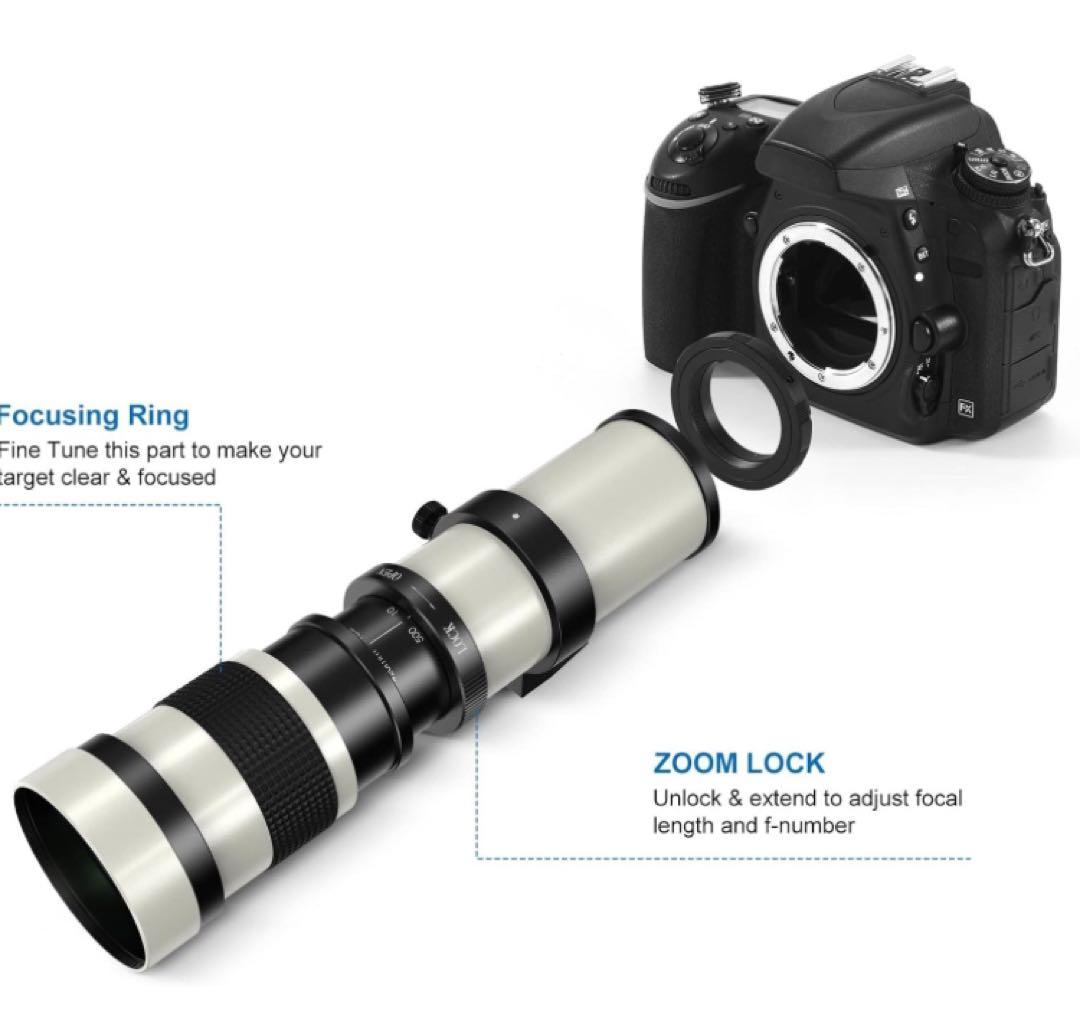 30-15 Lightdow 420-800mm F/8.3 望遠ズームレンズ