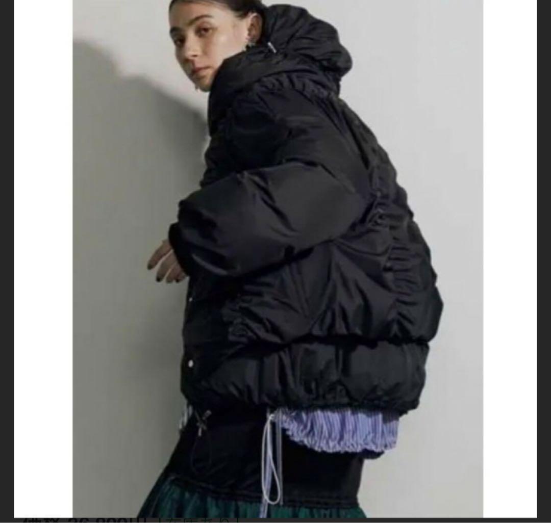 un3d ギャザー入りダウンジャケット - メルカリ