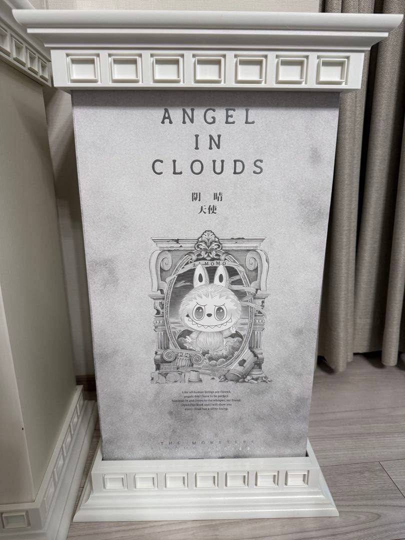 ジモモ エンジェル ぬいぐるみ2体＋箱＋専用土台＋ディスプレイ保護