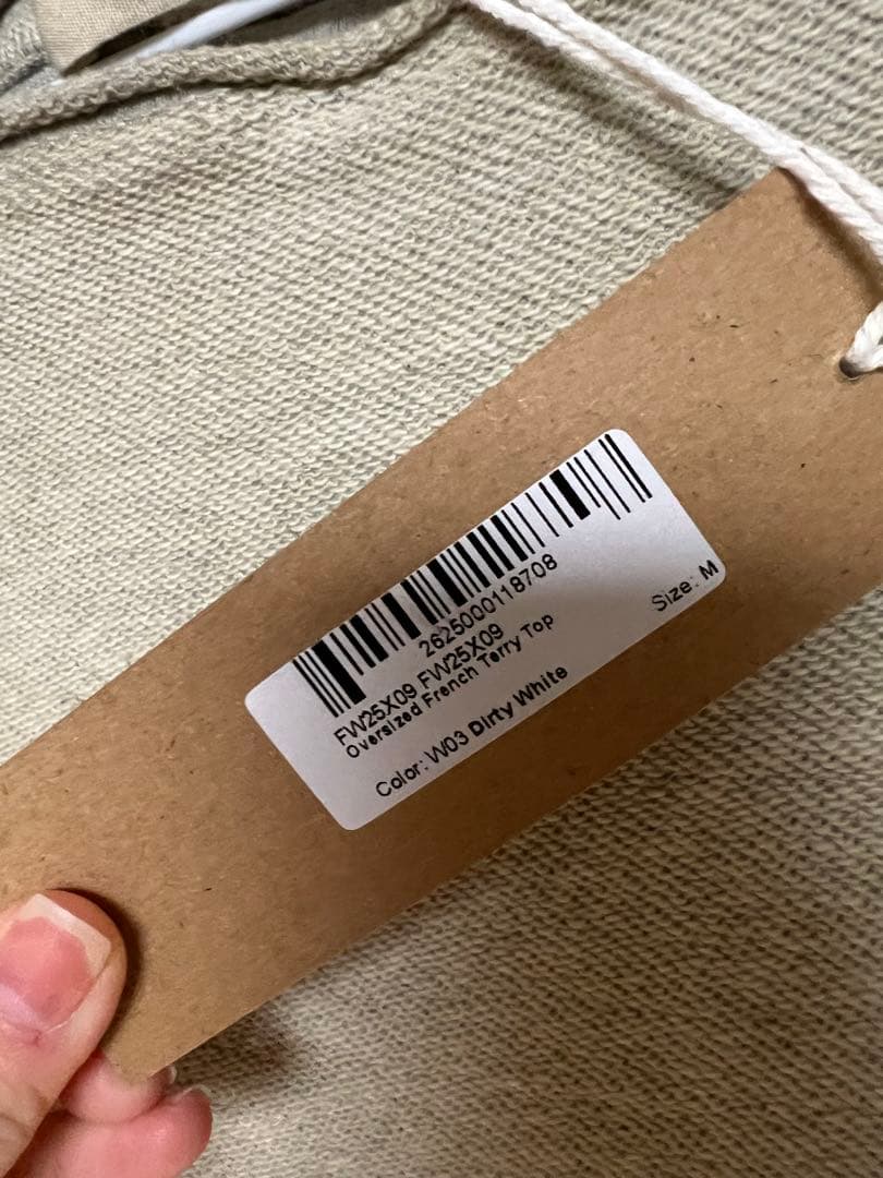 M size]Salsation Oversize French Terry