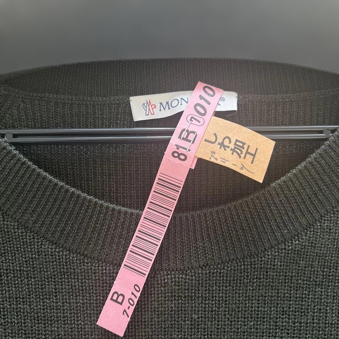 確約済み モンクレール ニット×プリーツ切り替えワンピース - メルカリ