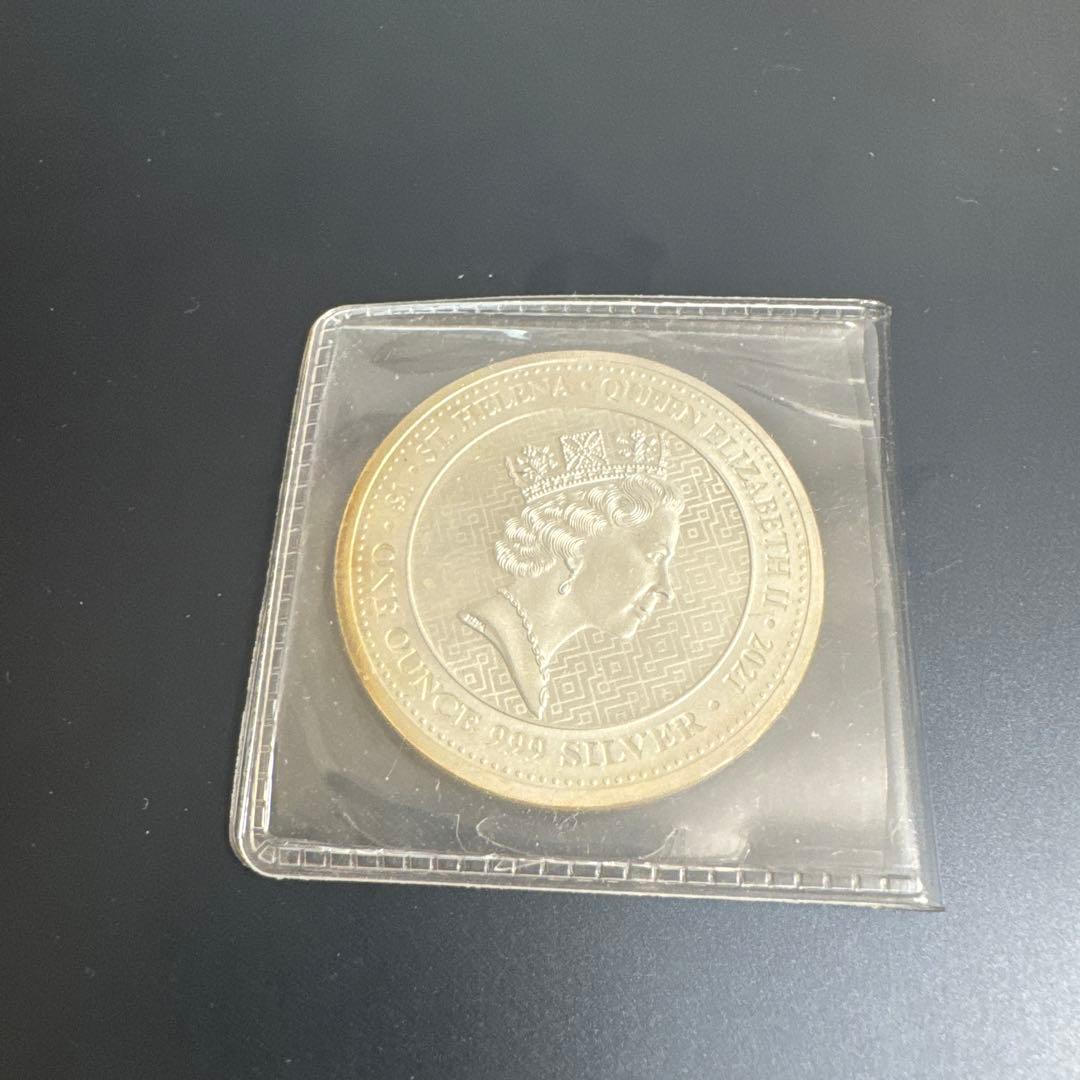 VICTORY THROUGH HARMONYセントヘレナ銀貨1オンス純銀コイン