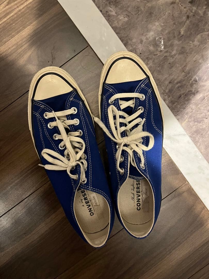 コンバース ct70 チャックテイラー 27.5 ラッシュブルー - メルカリ