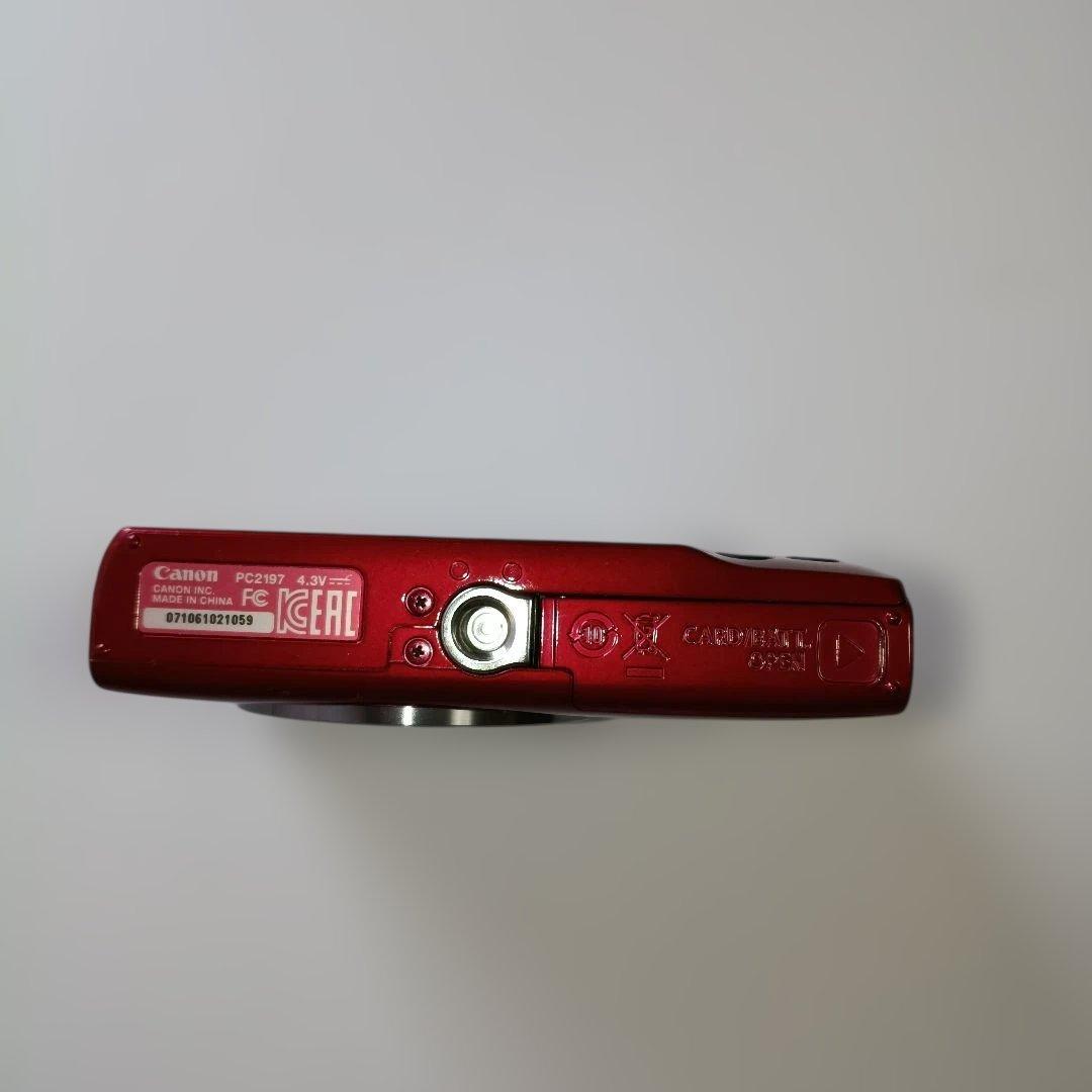 Canon IXY150 コンパクトデジタルカメラ 赤