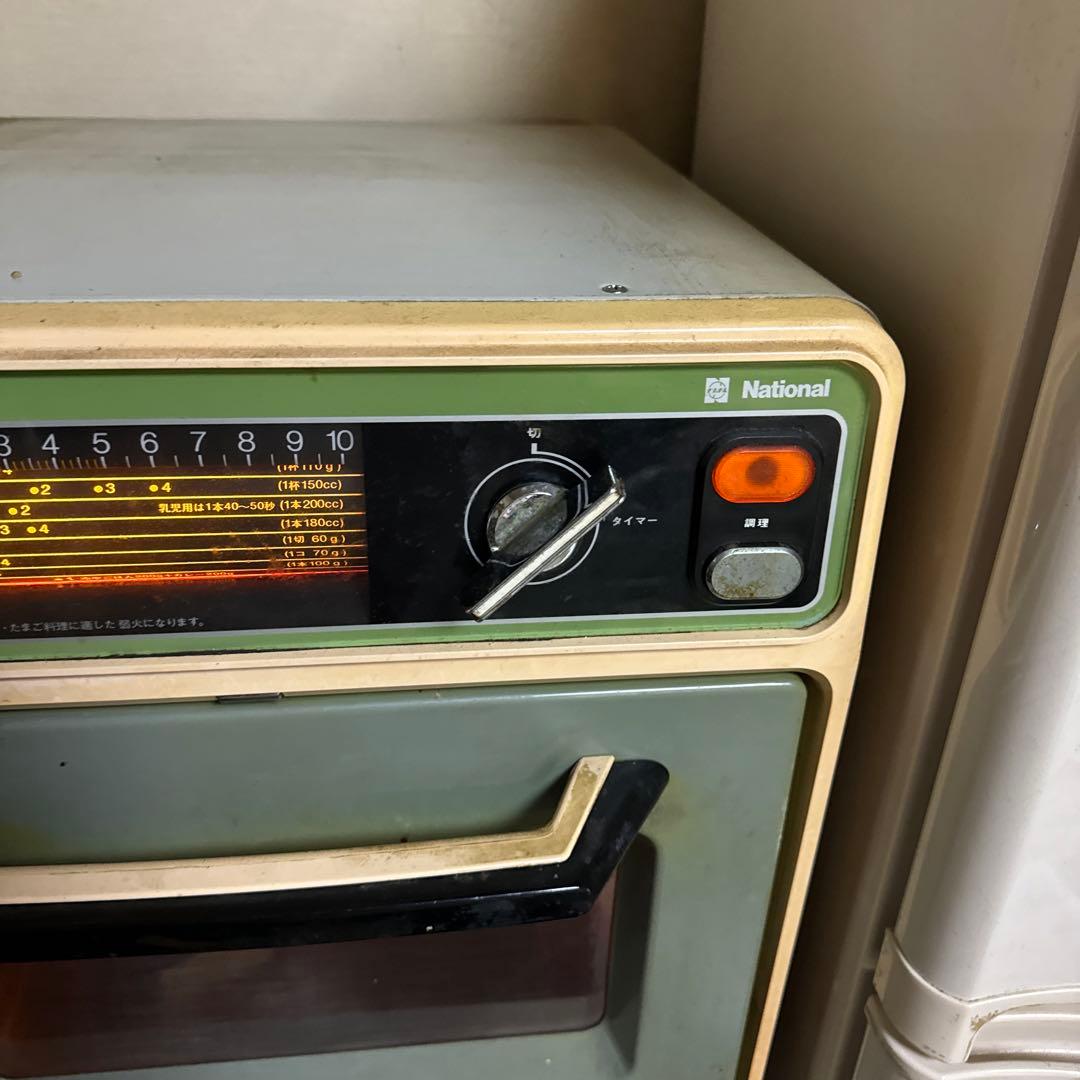 昭和レトロ ナショナル 初期の電子レンジNE-6310 送料込み - メルカリ