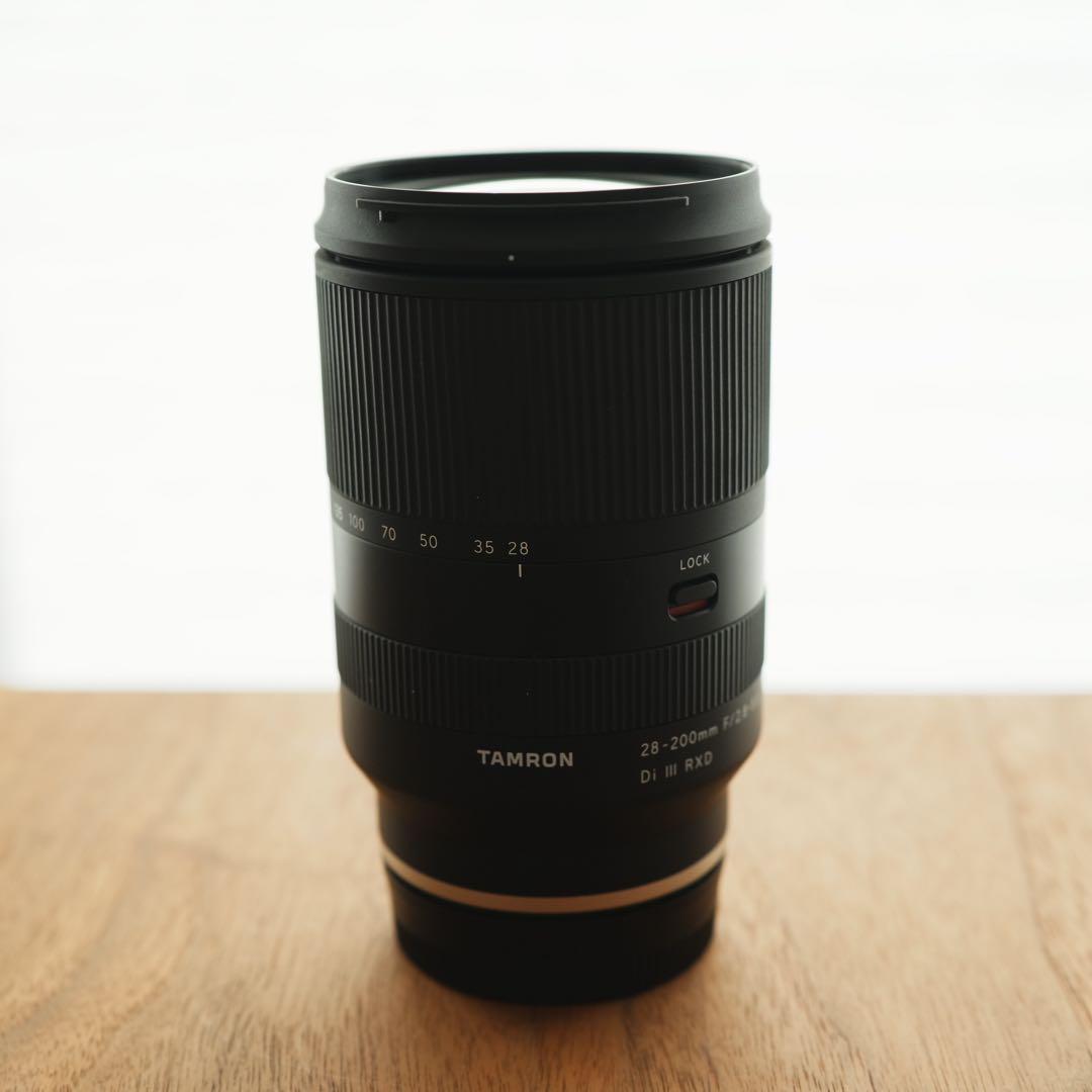 タムロン28-200mm.f2.8-5.6ソニー Eマウント 25年9月新品購入