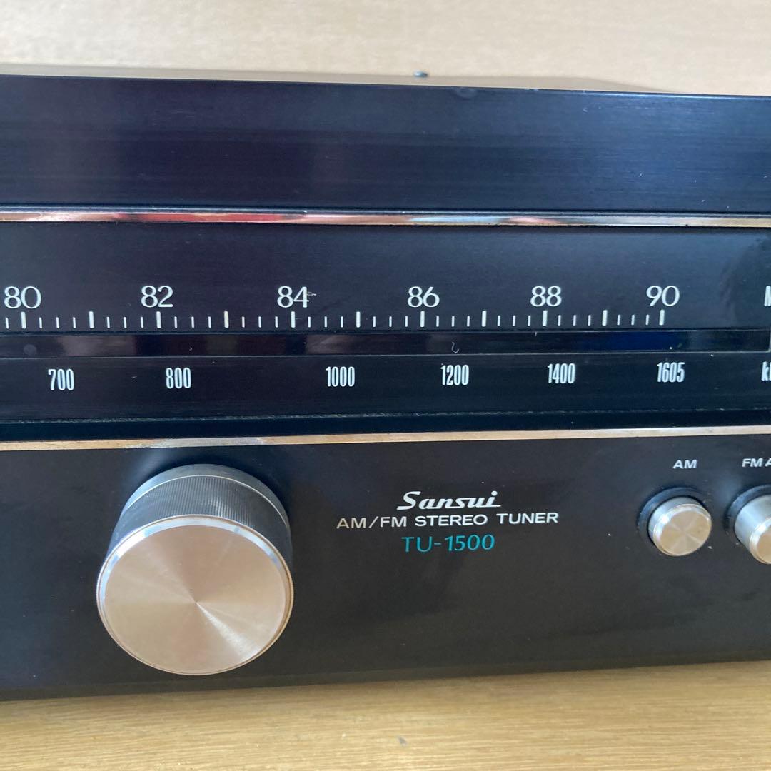 SANSUI AM/FM STEREO TUNER TU-1500 ヴィンテージ
