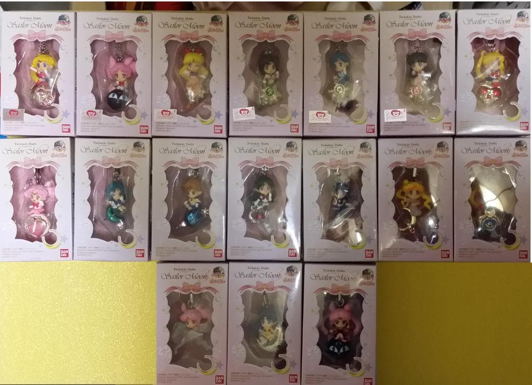 679◇セーラームーン Twinkle Dolly 1弾 2弾 3弾 17点 キャラクターとアイテムが一つになったあの可愛いすぎる食玩『Twinkle