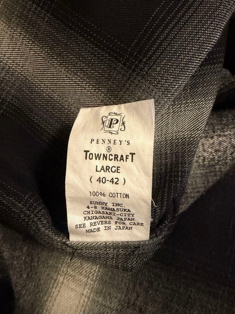 ナンバーナイン×タウンクラフト オンブレオープンシャツ サイズL