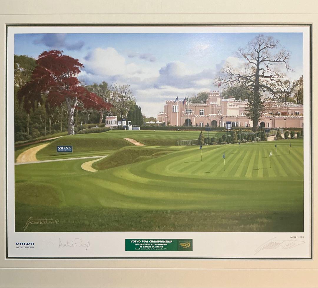 絵画 限定複製画 ゴルフ グレエムバクスター イギリス ウェントワース