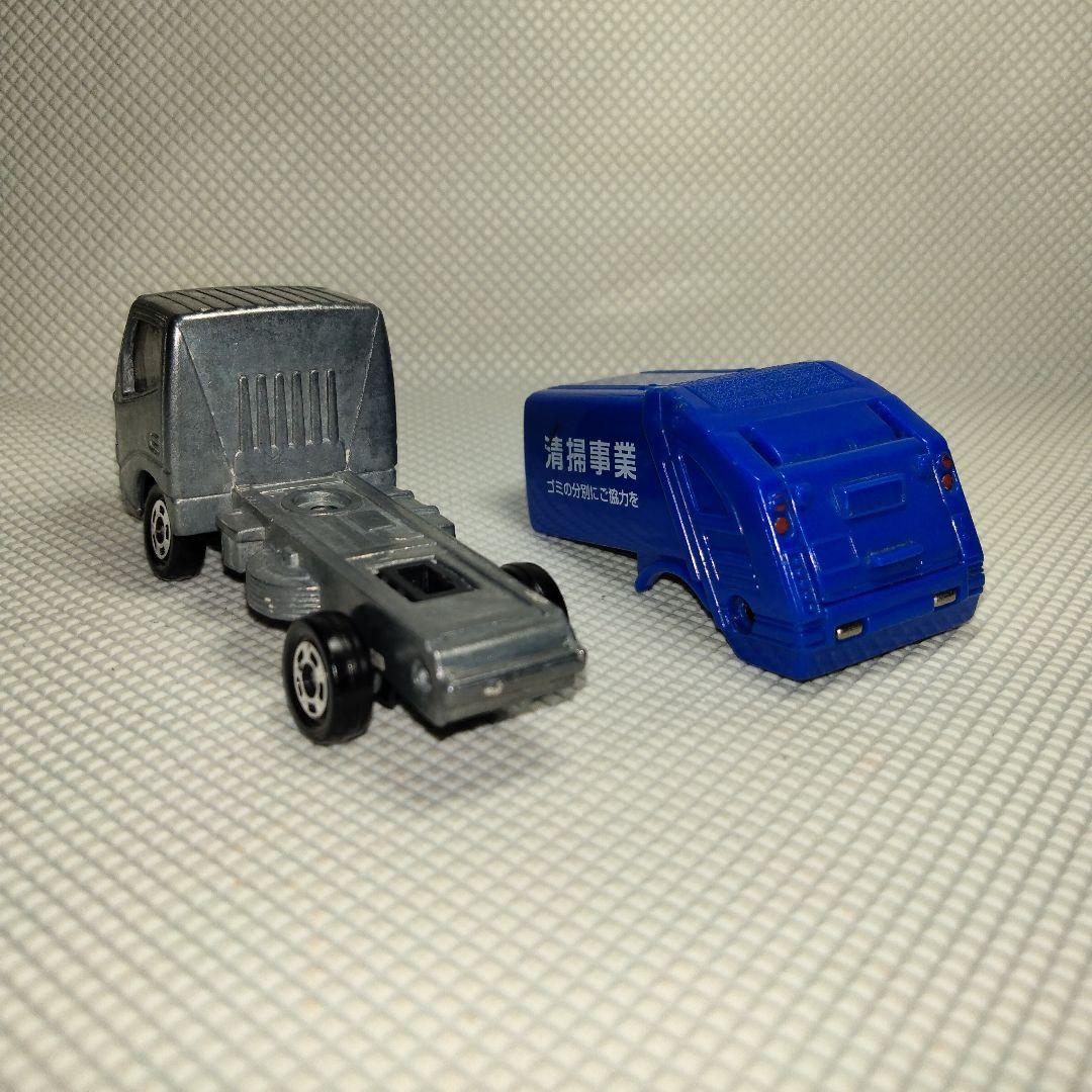 ☆商談中☆ 5491 カスタム用等分解トミカ トヨタダイナ清掃事業回収