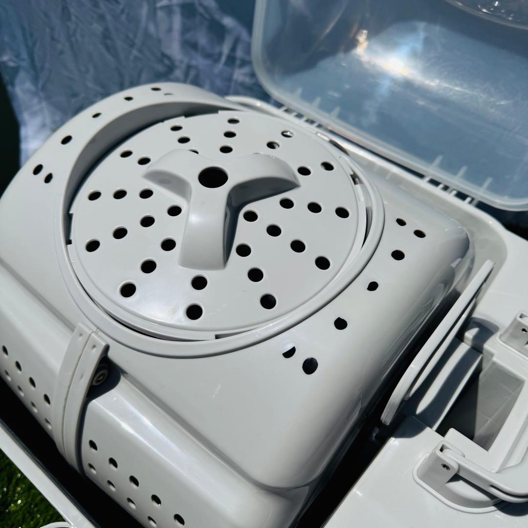 ドラム式全手動洗濯機　ぐるぐるぶんまわ槽　ミニ洗濯機 小型　ポータブル洗濯機