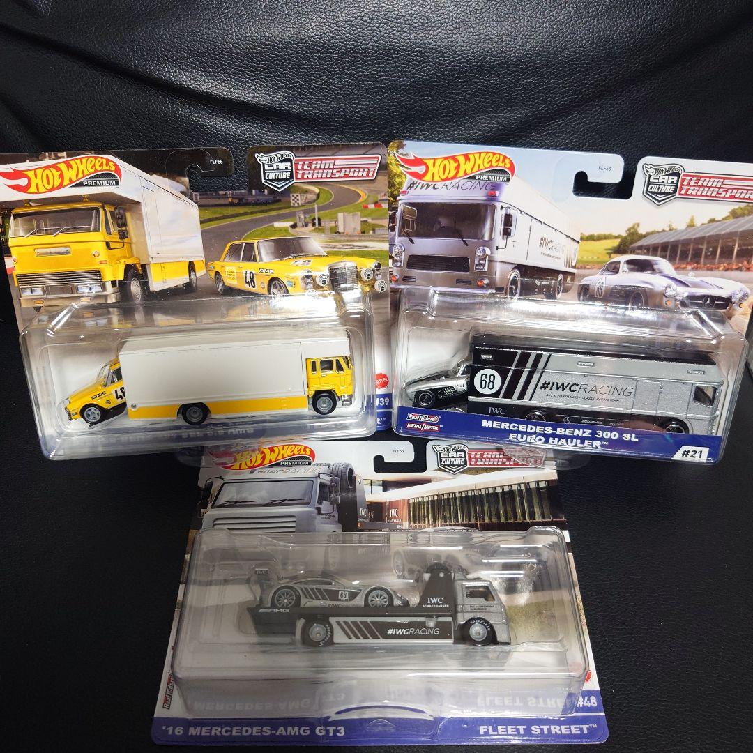 ☆ホットウィール チームトランスポート メルセデス・ベンツ セットで☆ ホットウィール チームトランスポート アソート 積載車両：メルセデス