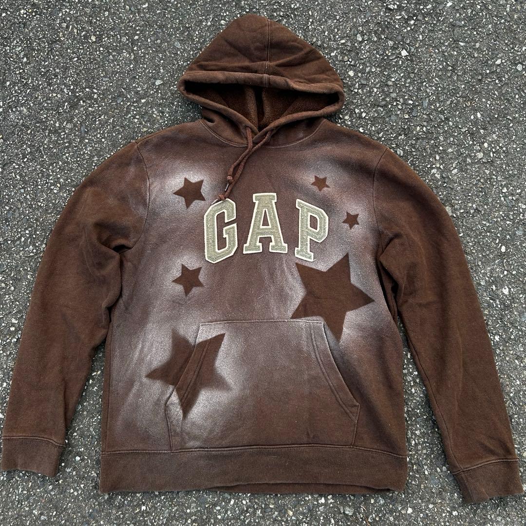 GAP 星柄 パーカー リメイク swag y2k archive - メルカリ