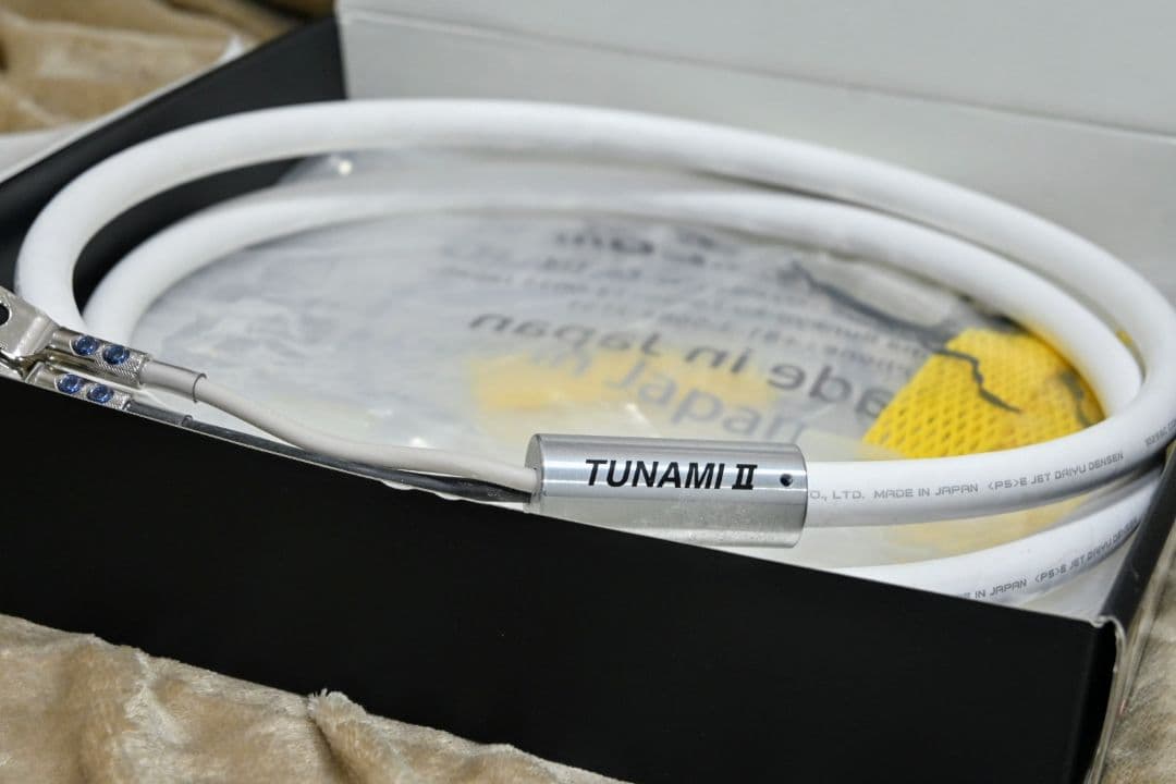 高音質 TUNAMI II SP-Y V2 スピーカーケーブル 1.5m 超美品