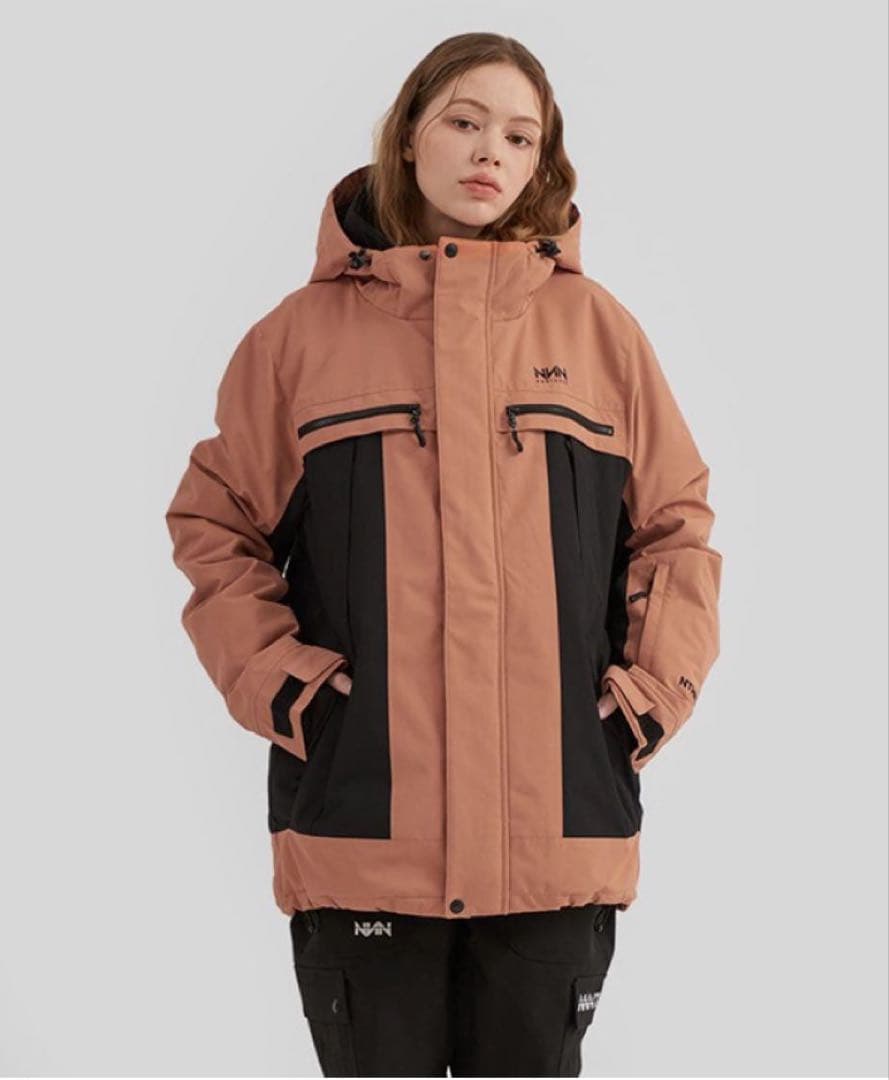 エヌスリーNNN 韓国スノボウェア ジャケット ピンク - メルカリ