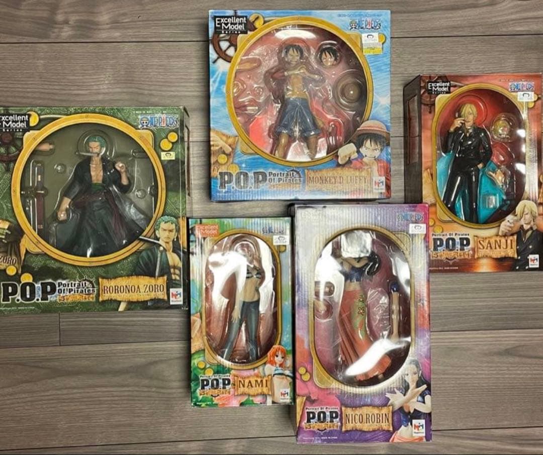 (最終値下げ)POP ワンピース フィギュア 麦わらの一味　7体セット✨ S.H.Figuarts 宴セット -麦わらの一味- | 魂ウェブ