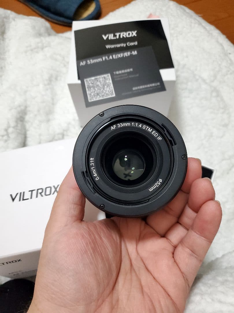 VILTROX AF 33mm F1.4 STM Kマウント