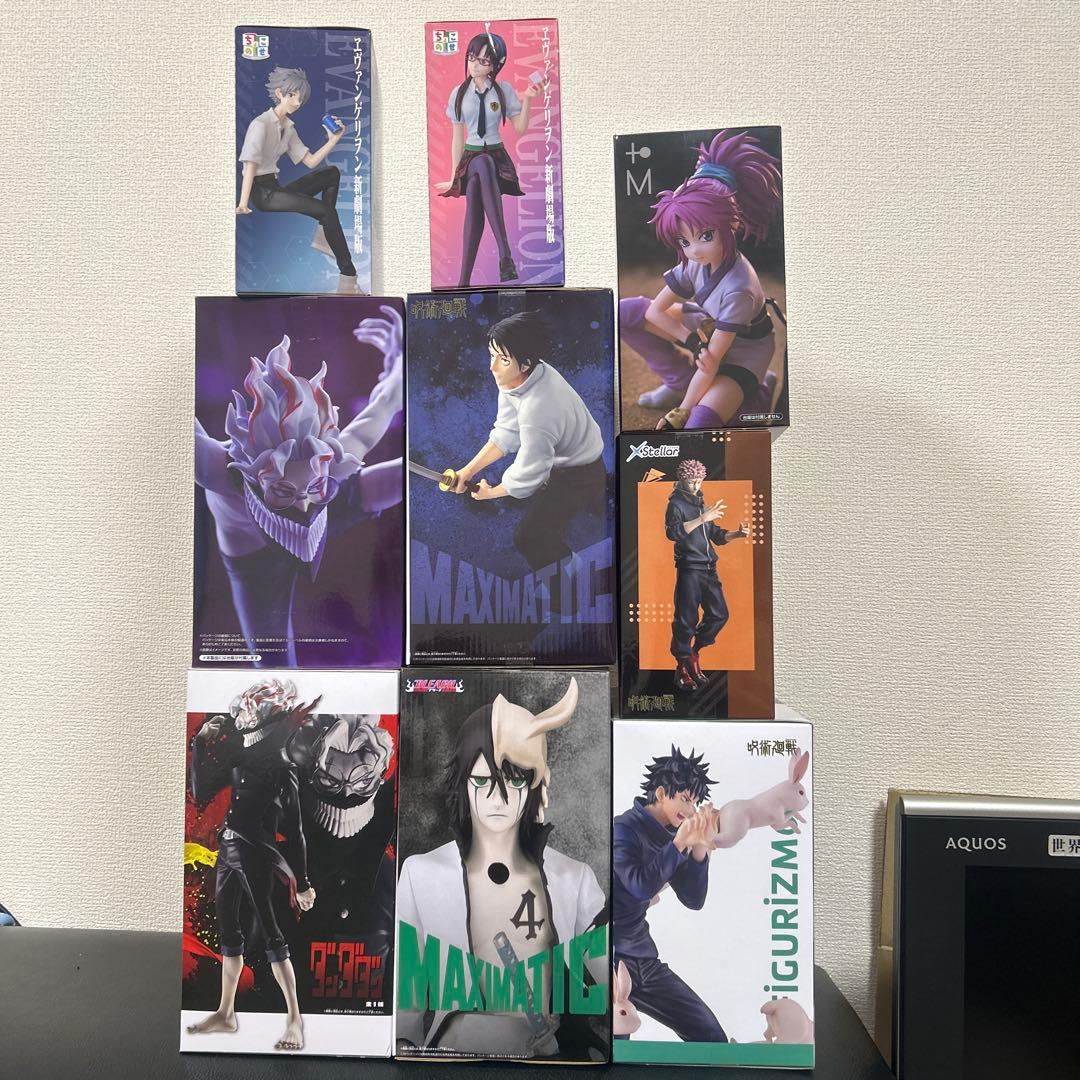 呪術廻戦・エヴァ・ダンダダン 他 フィギュア9点まとめ売り - メルカリ